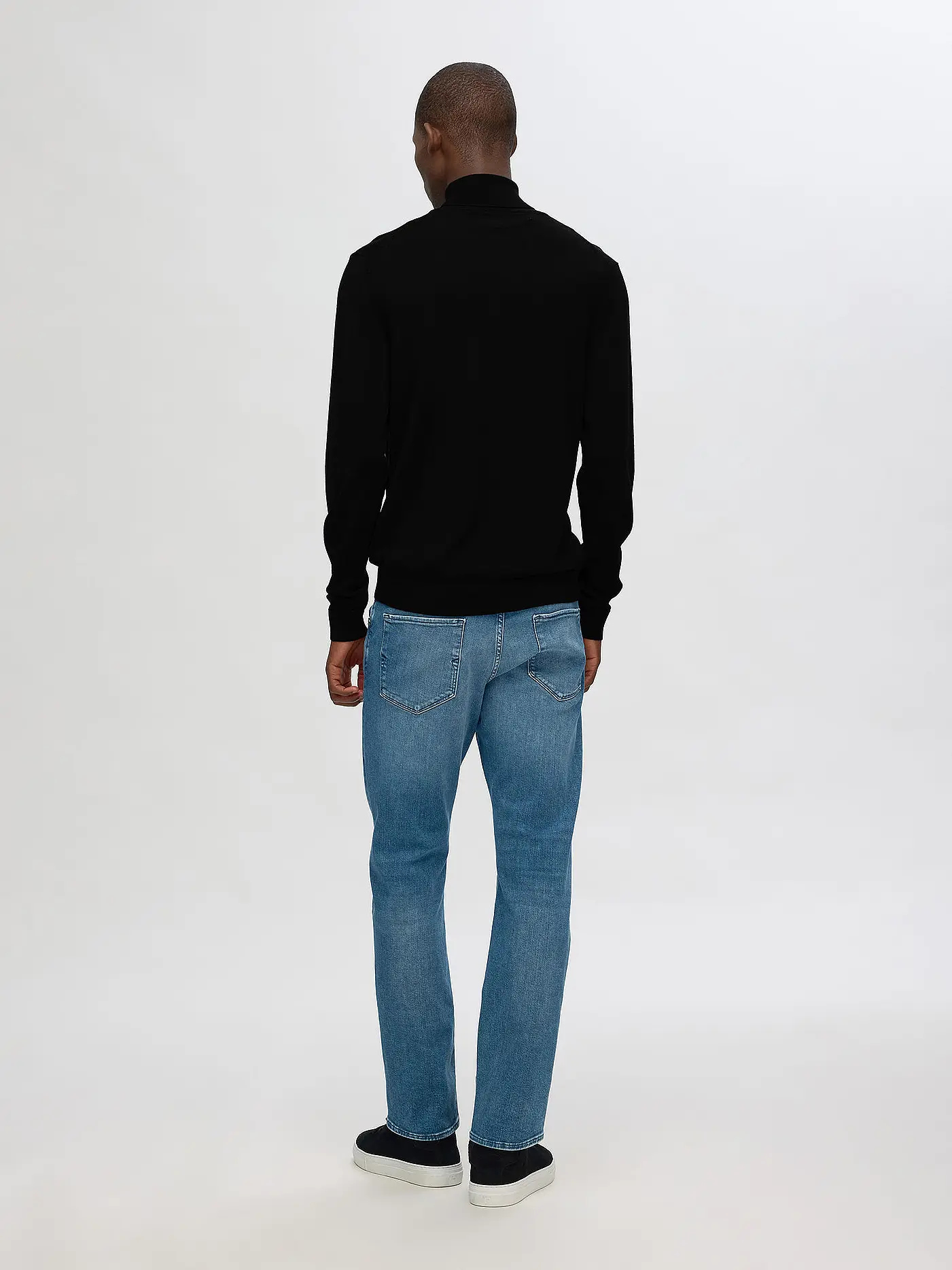 SELECTED | Rollkragenpullover SLHTRAY | schwarz