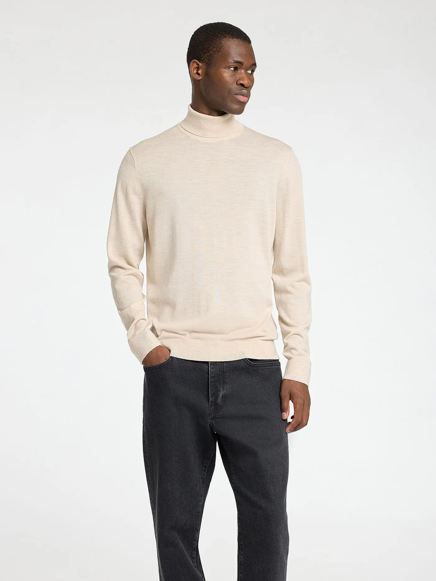 SELECTED | Rollkragenpullover SLHTRAY | creme
