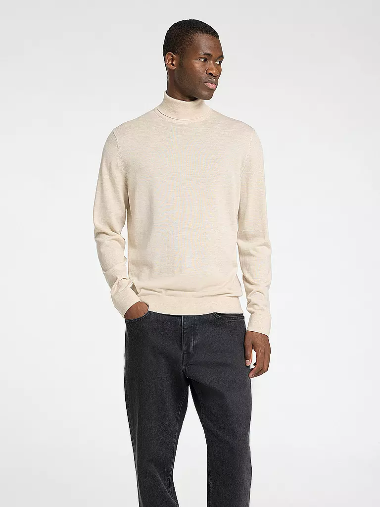 SELECTED | Rollkragenpullover SLHTRAY | schwarz