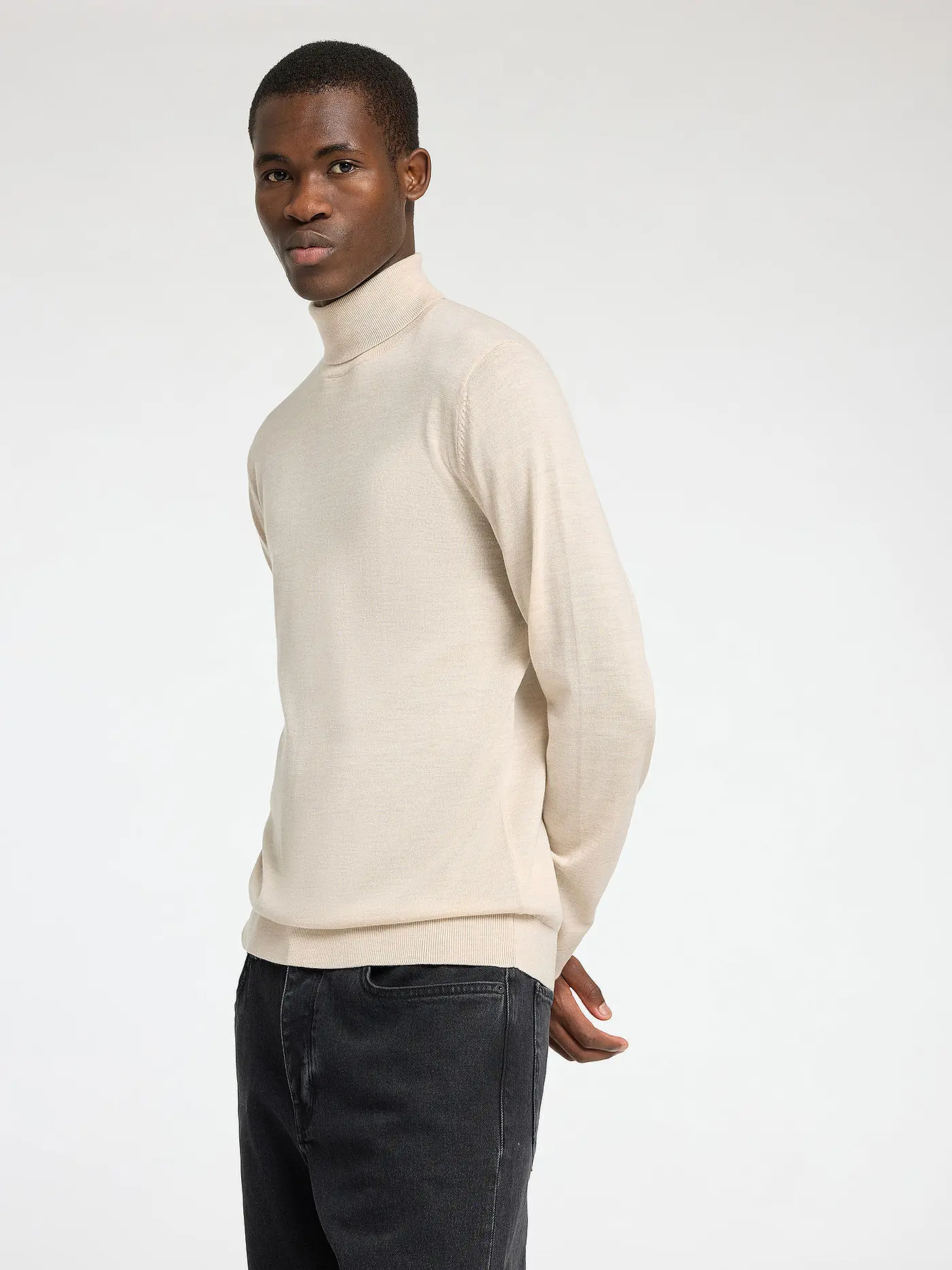 SELECTED | Rollkragenpullover SLHTRAY | creme
