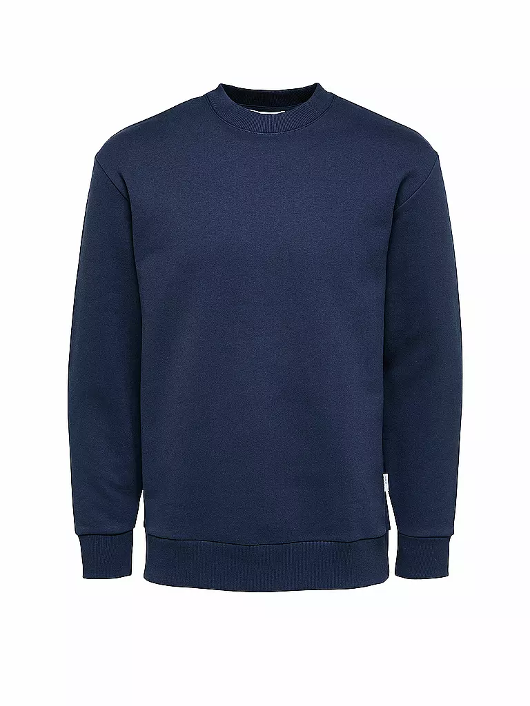 SELECTED | Sweater SLHRELAXHOFFMAN  | blau