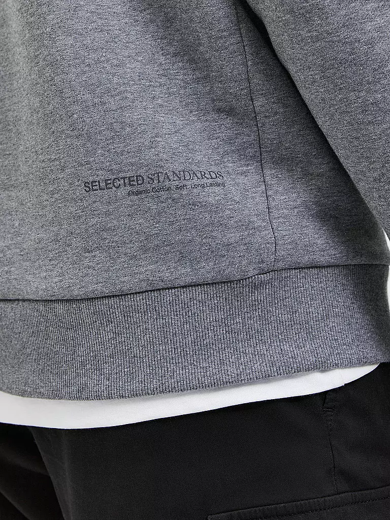 SELECTED | Sweater SLHRELAXHOFFMAN  | grau