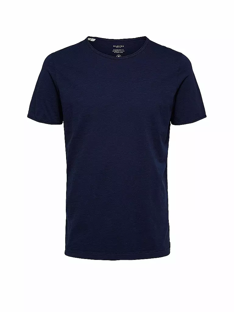 SELECTED | T-Shirt Regular Fit  | blau