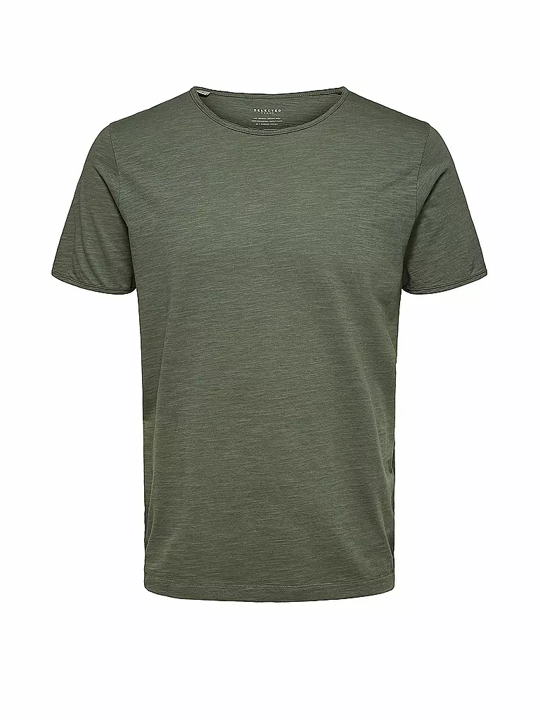 SELECTED | T-Shirt Regular Fit  | olive