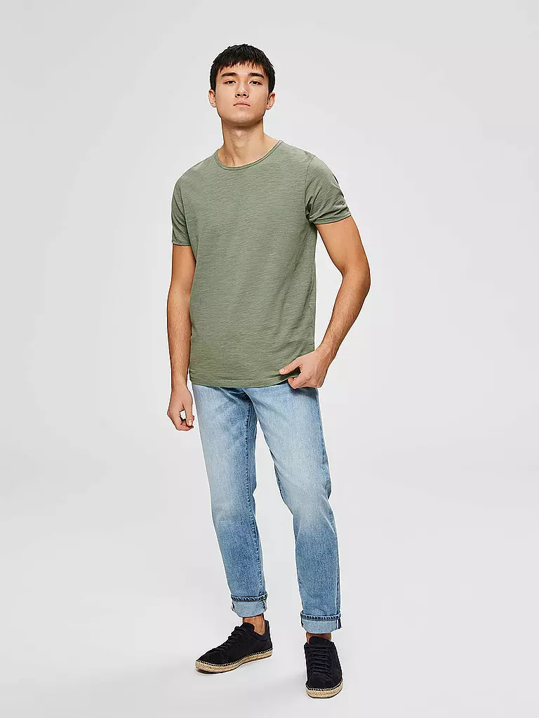 SELECTED | T-Shirt Regular Fit  | olive