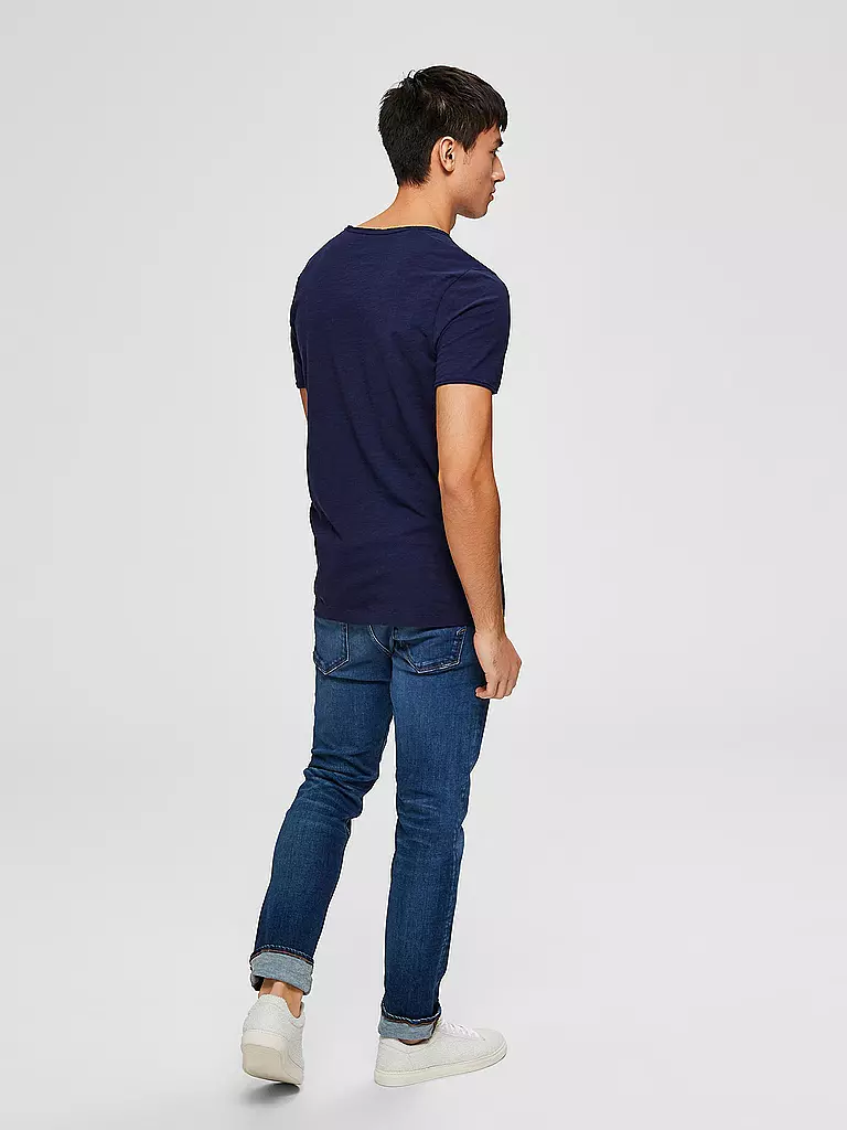 SELECTED | T-Shirt Regular Fit  | blau