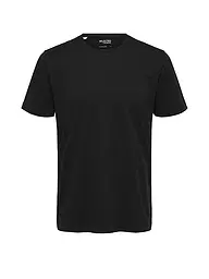 SELECTED | T-Shirt SLHASPEN  | schwarz