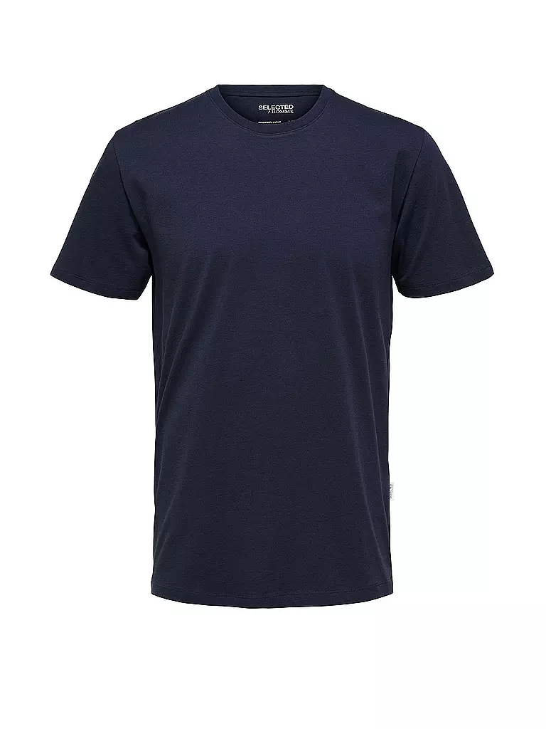 SELECTED | T-Shirt SLHASPEN  | blau