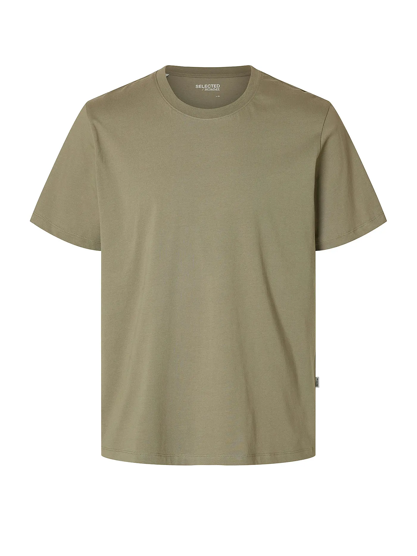 SELECTED | T-Shirt SLHASPEN  | olive
