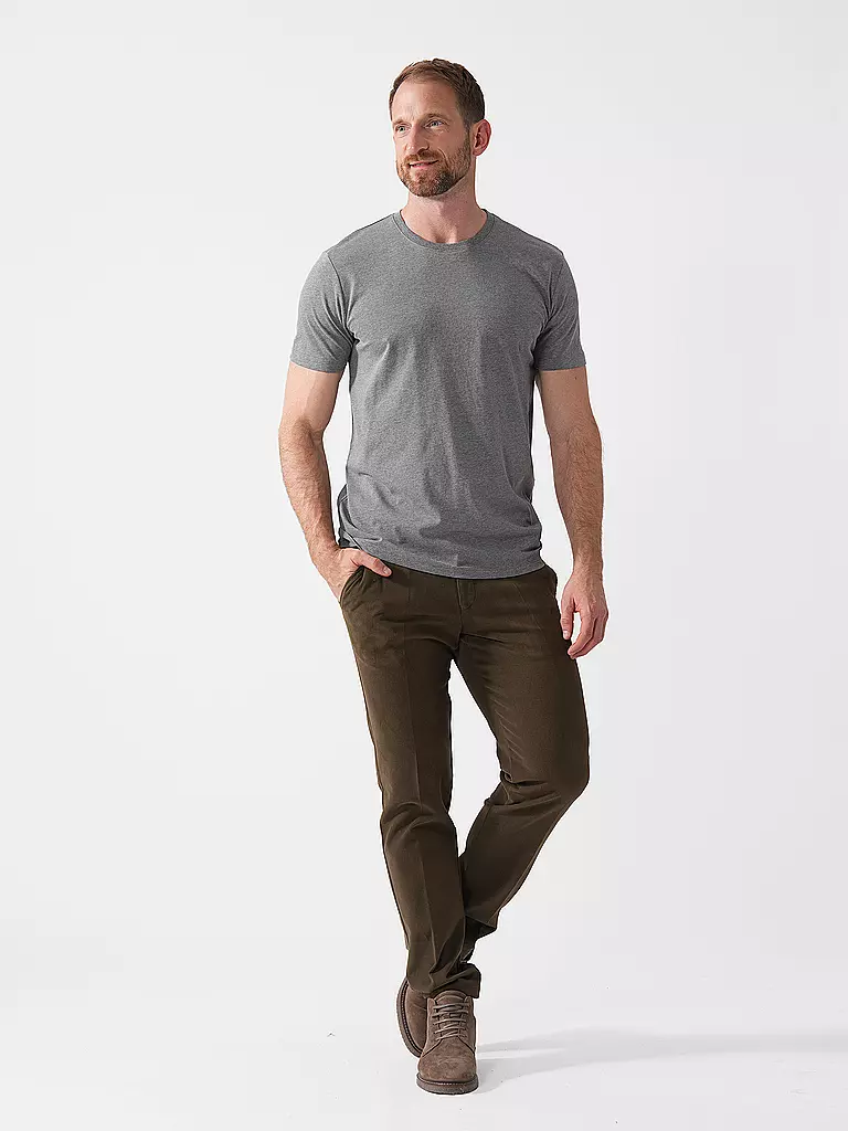 SELECTED | T-Shirt SLHASPEN | grau