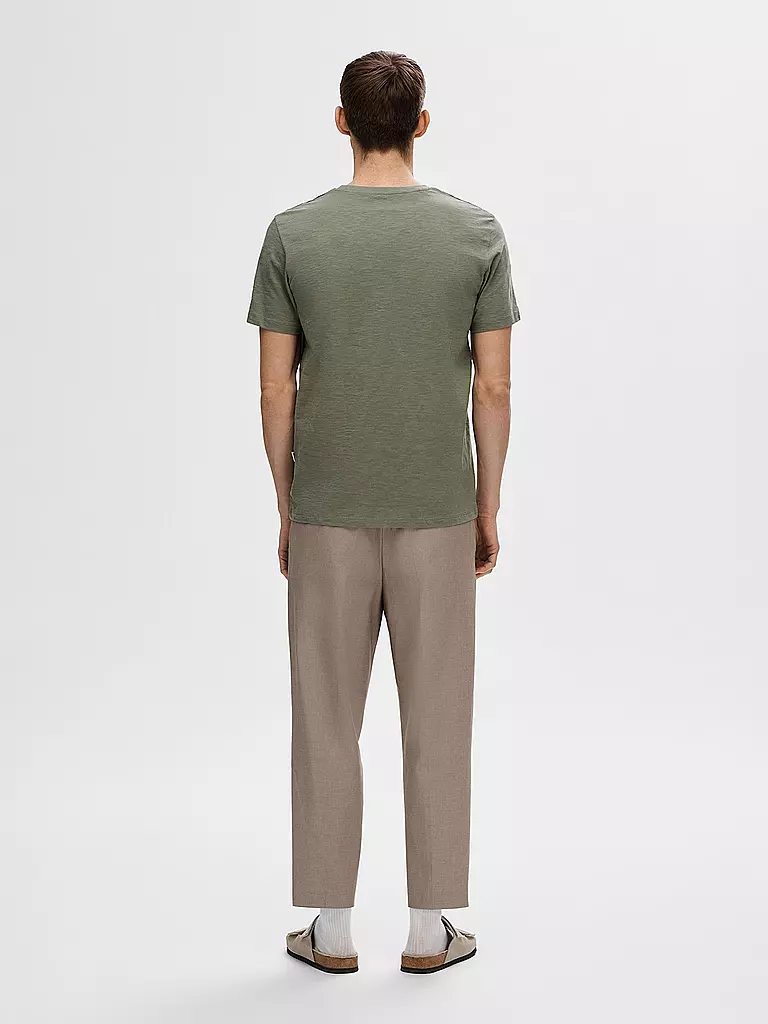 SELECTED | T-Shirt SLHASPEN | hellblau