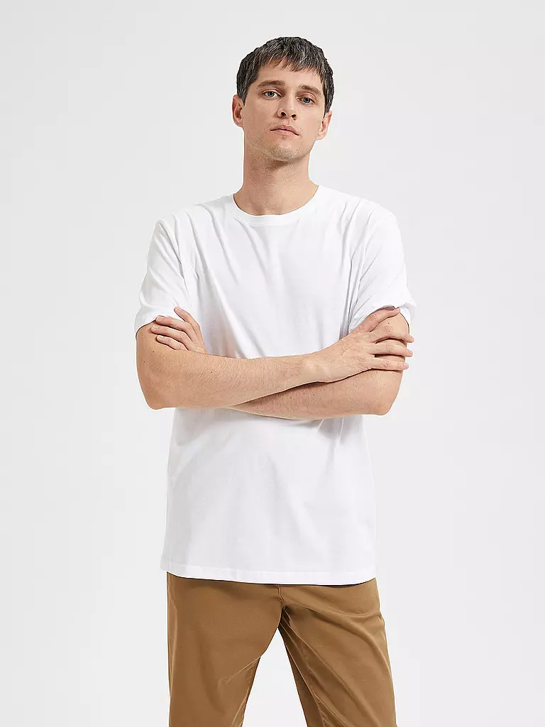 SELECTED | T-Shirt SLHASPEN | olive