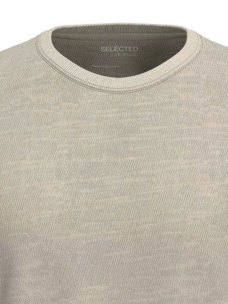 SELECTED | T-Shirt SLHASPEN | hellblau