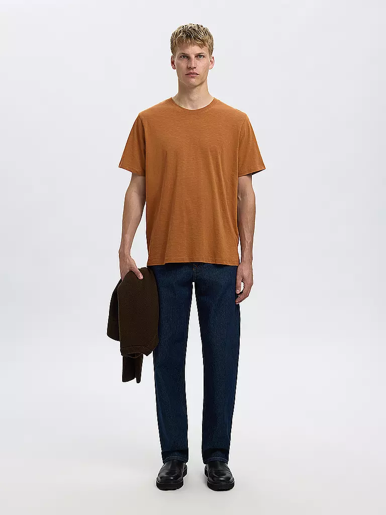 SELECTED | T-Shirt SLHASPEN | olive