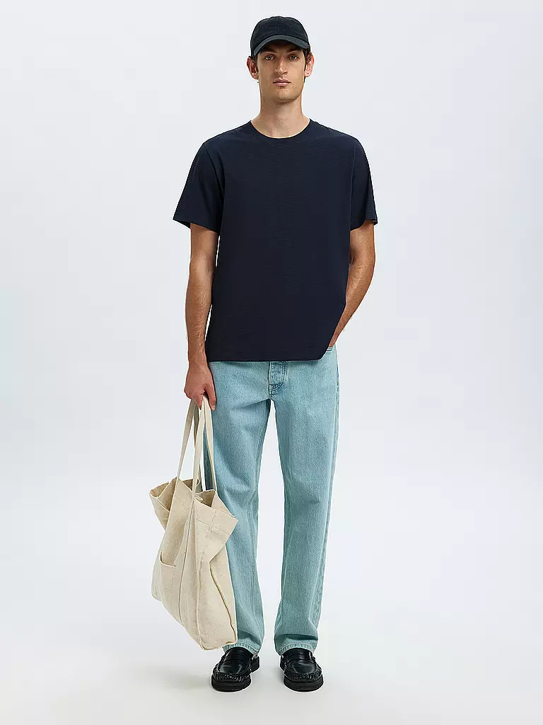 SELECTED | T-Shirt SLHASPEN | braun