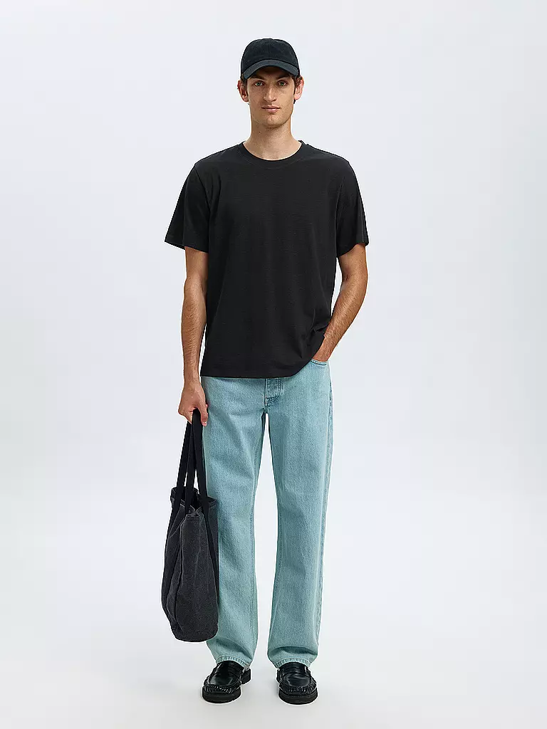 SELECTED | T-Shirt SLHASPEN | braun