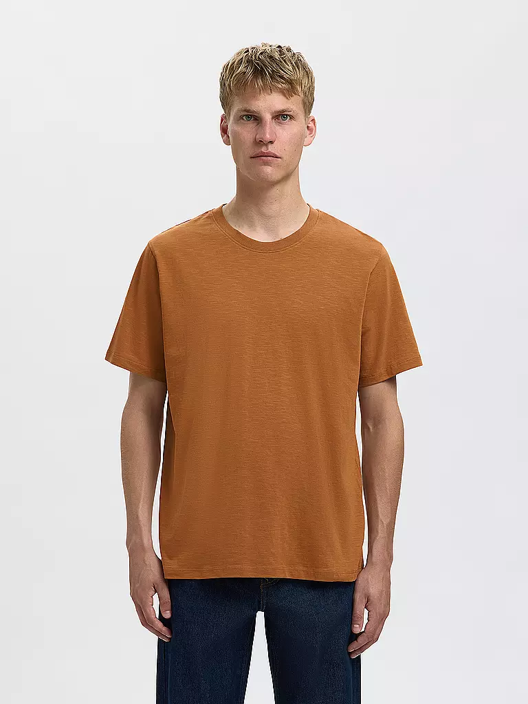 SELECTED | T-Shirt SLHASPEN | olive
