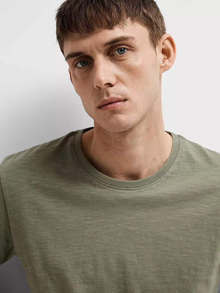 SELECTED | T-Shirt SLHASPEN | beige