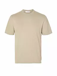SELECTED | T-Shirt SLHBERG | beige