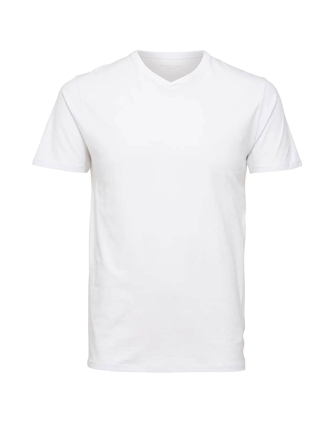 SELECTED | T-Shirt SLHNEWPIMA | weiss