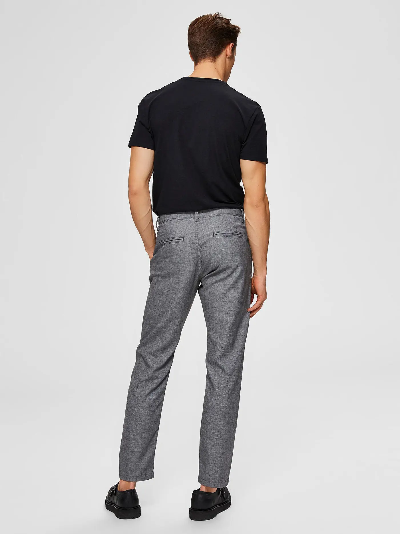SELECTED | T-Shirt SLHNEWPIMA | schwarz