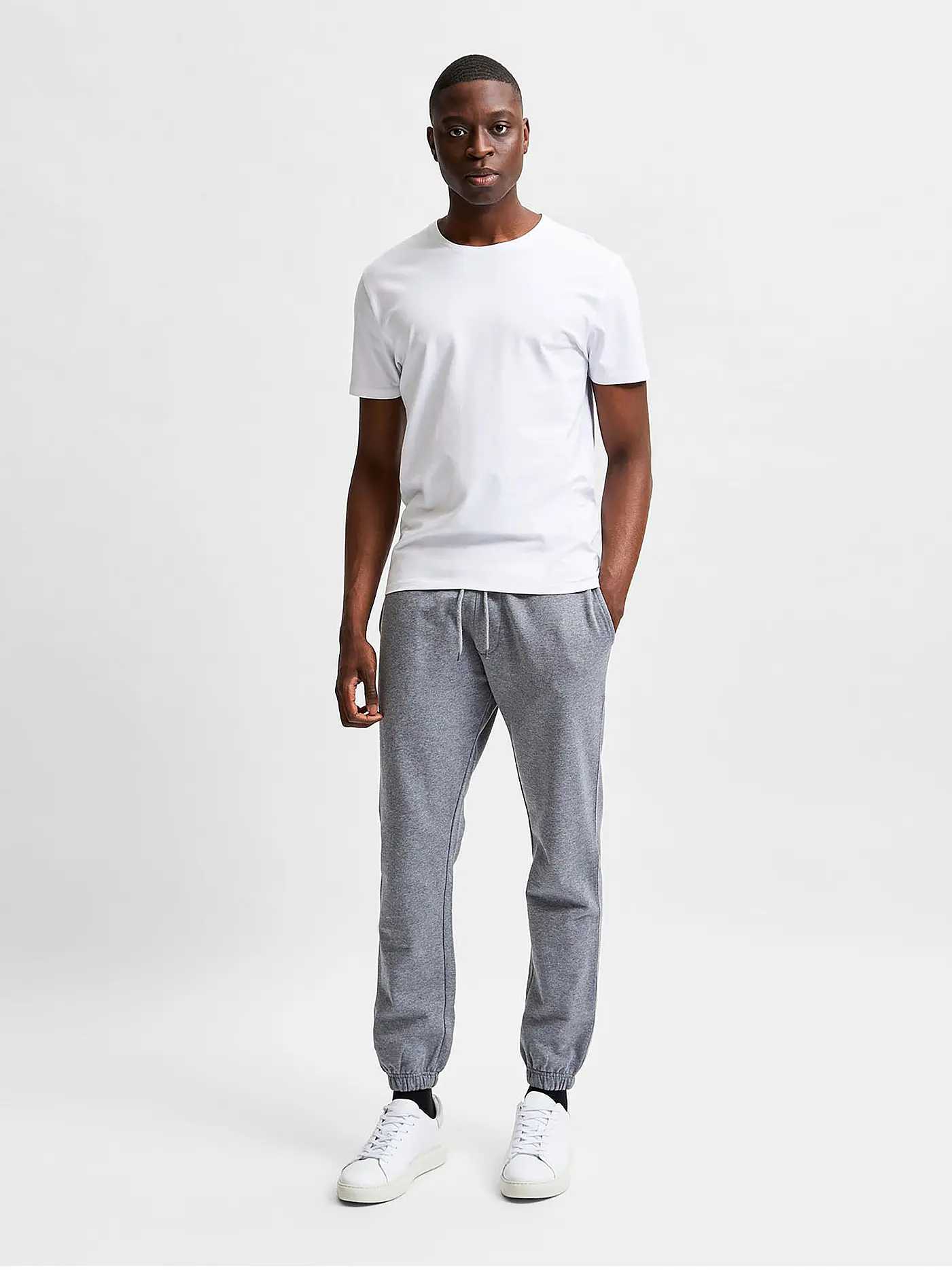 SELECTED | T-Shirt SLHNEWPIMA | weiss