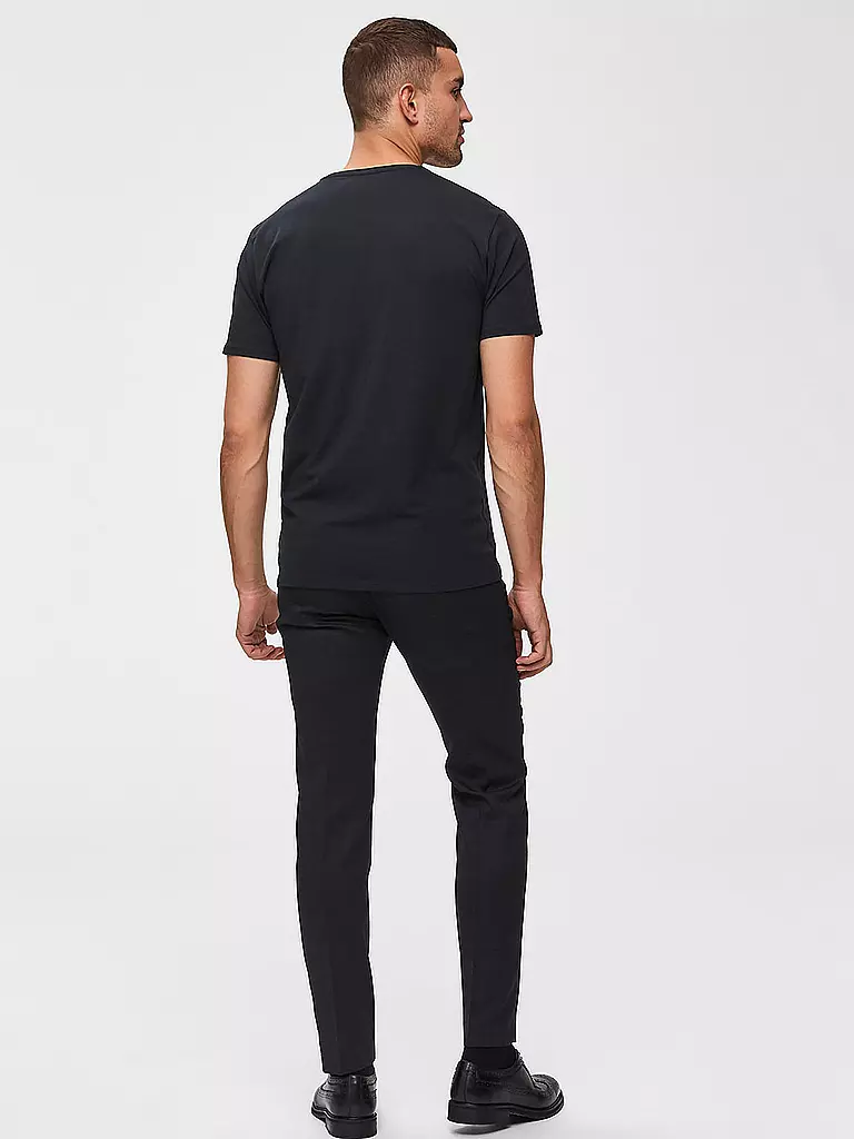 SELECTED | T-Shirt SLHNEWPIMA | schwarz