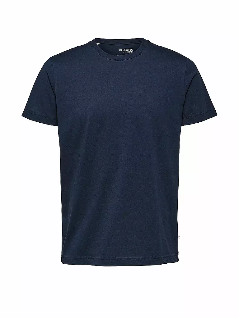 SELECTED | T-Shirt SLHNORMAN | blau