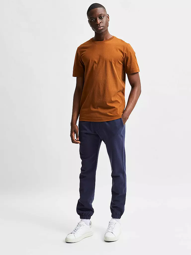 SELECTED | T-Shirt SLHNORMAN | orange