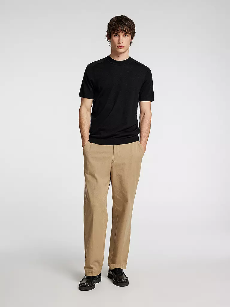 SELECTED | T-Shirt SLHTRAY | schwarz
