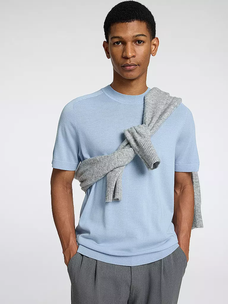SELECTED | T-Shirt SLHTRAY | schwarz