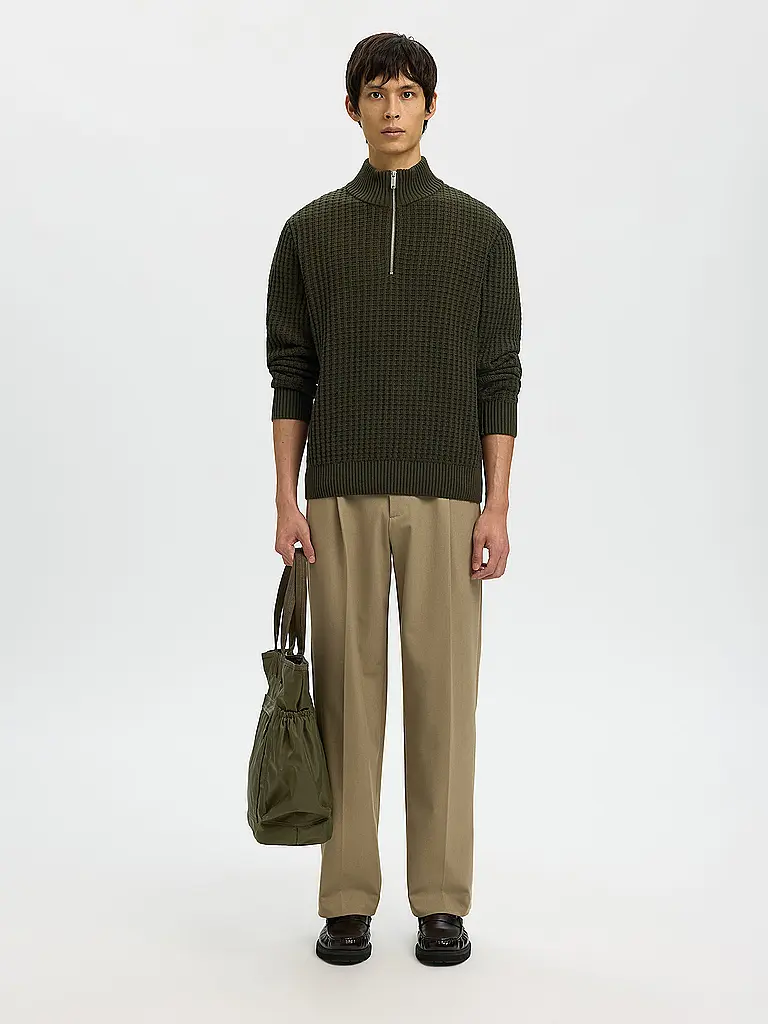 SELECTED | Troyer Pullover  | grau