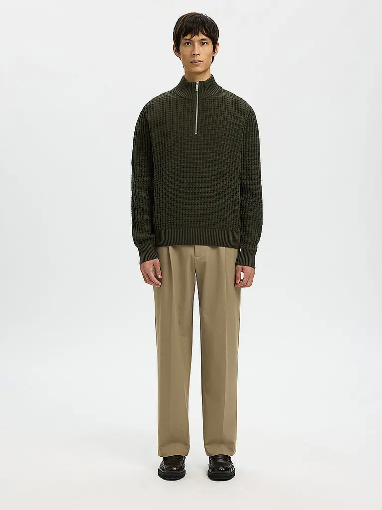 SELECTED | Troyer Pullover  | grau