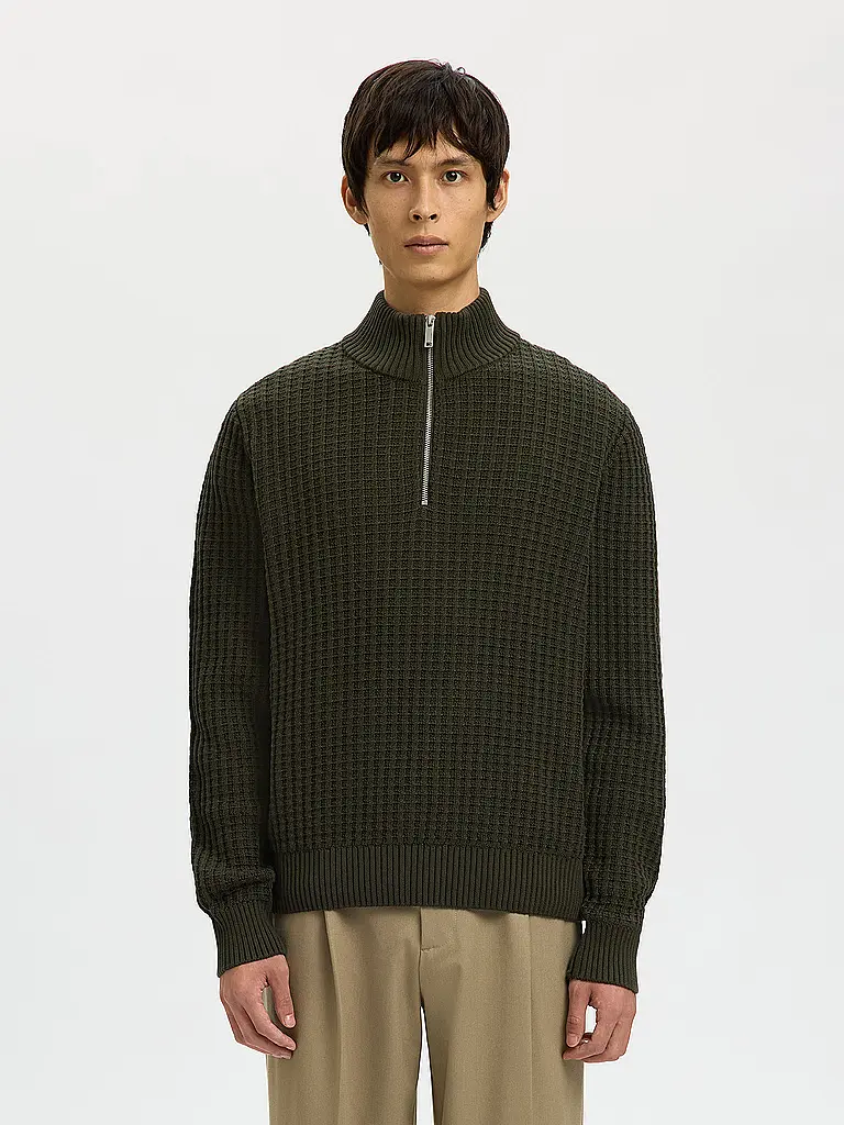 SELECTED | Troyer Pullover  | grau