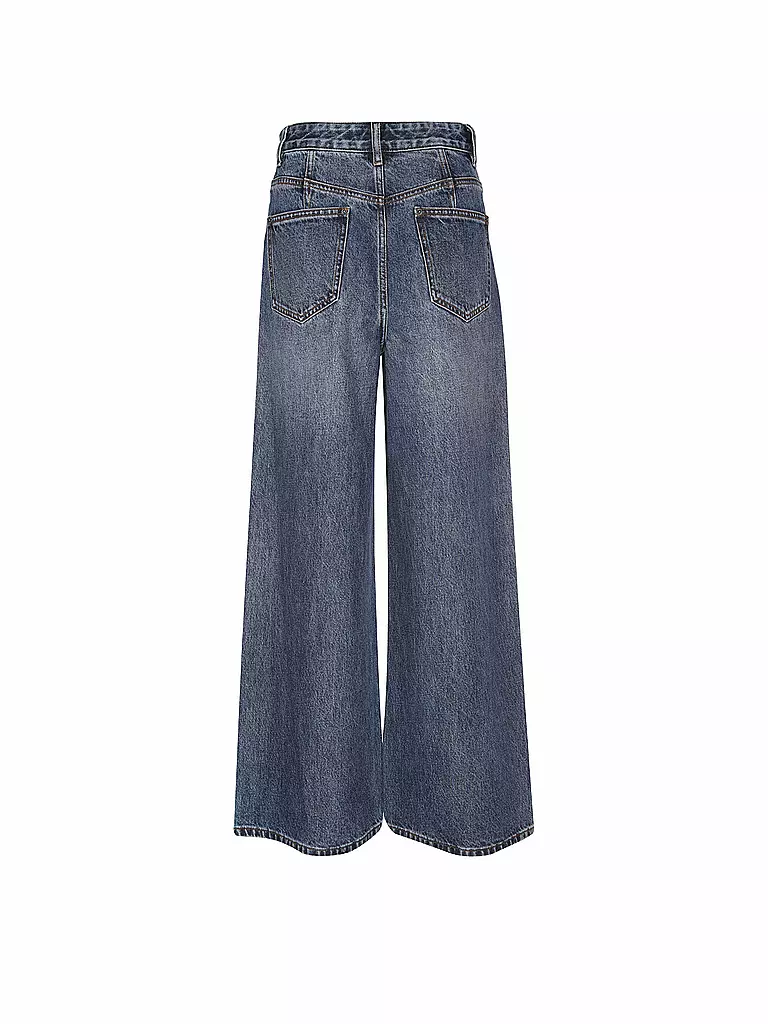 SELF-PORTRAIT | Jeans Wide Leg | blau
