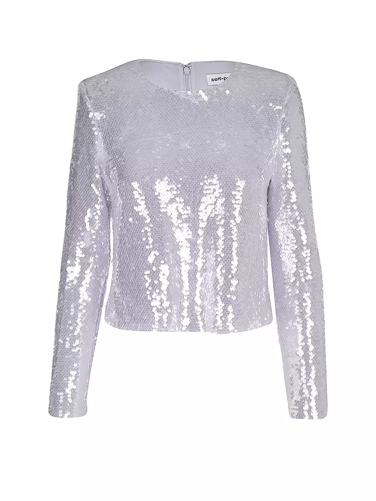 SELF-PORTRAIT | Langarmshirt | silber