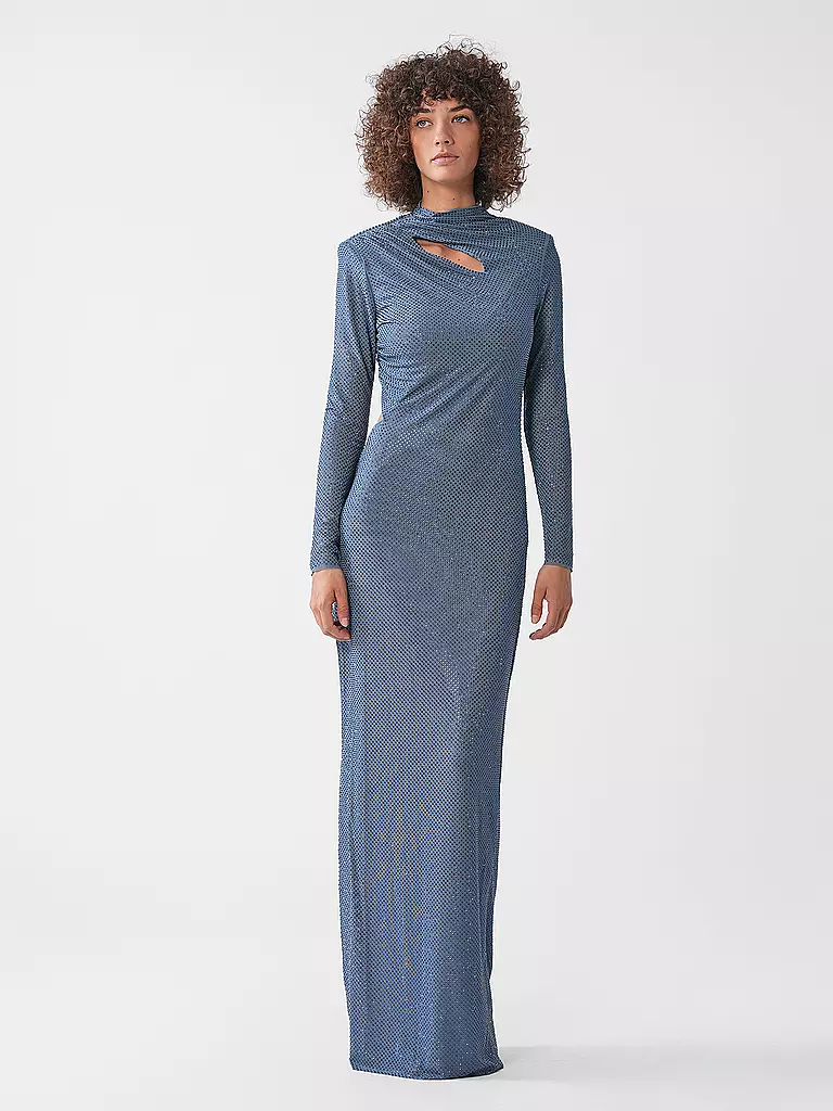 SELF-PORTRAIT | Maxikleid  | blau