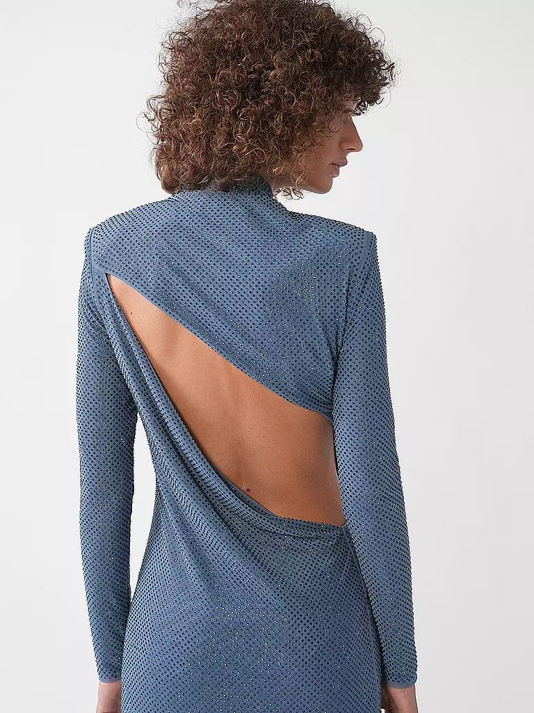 SELF-PORTRAIT | Maxikleid | blau