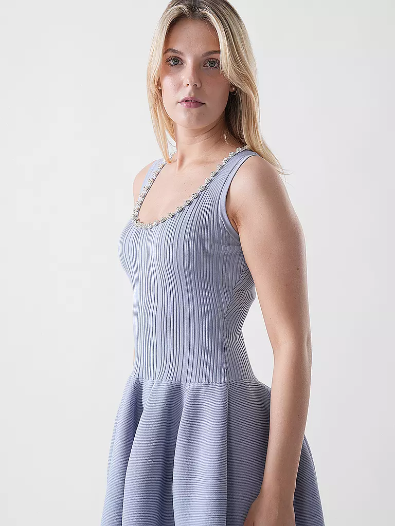 SELF-PORTRAIT | Midikleid | hellblau