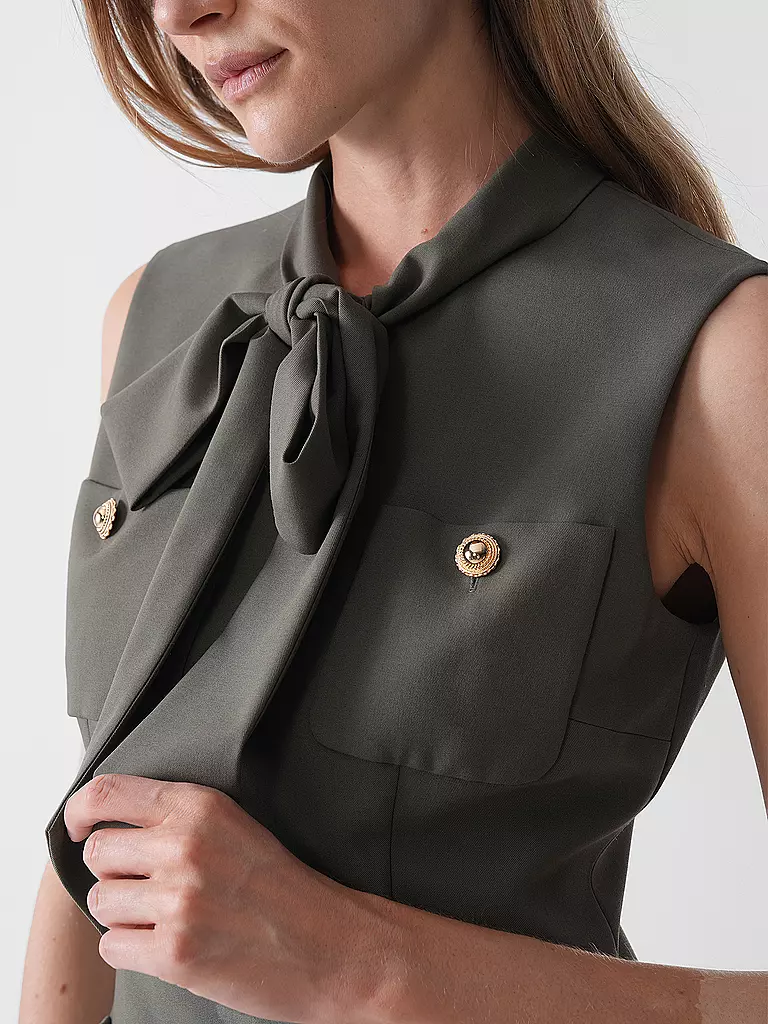SELF-PORTRAIT | Minikleid | olive