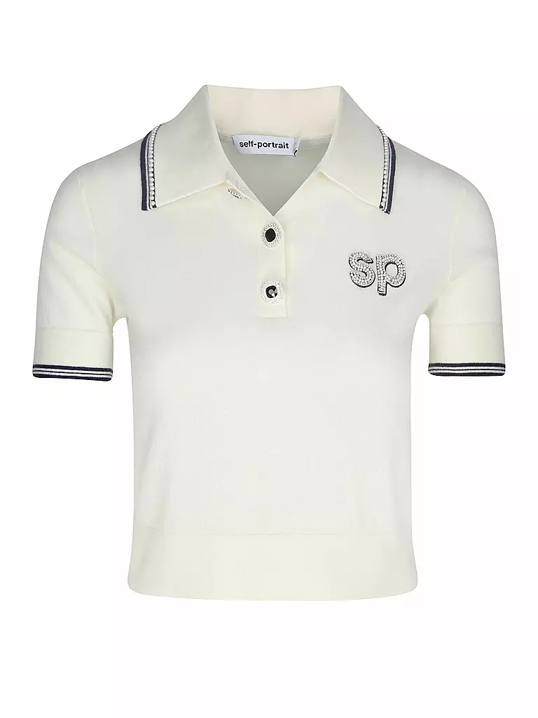 SELF-PORTRAIT | Poloshirt  | creme