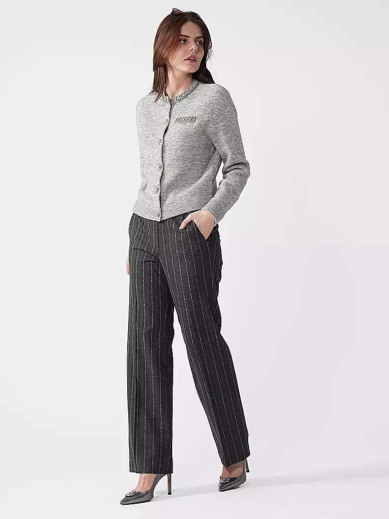 SELF-PORTRAIT | Strickjacke  | grau