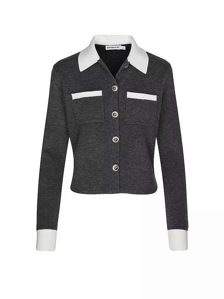 SELF-PORTRAIT | Strickjacke | grau