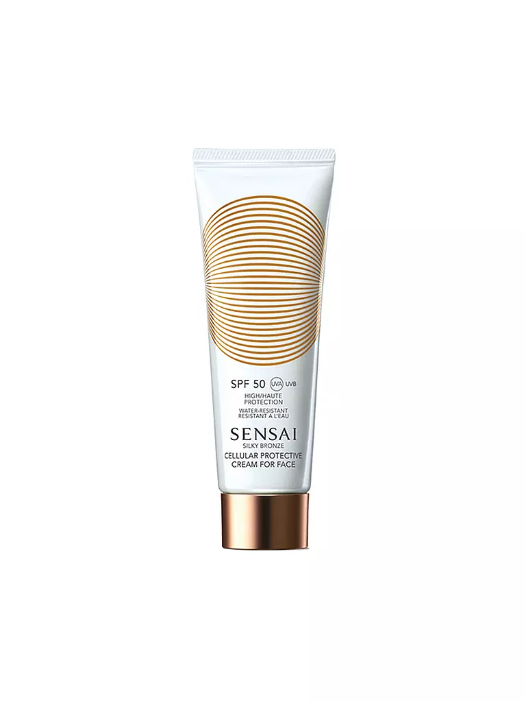 SENSAI | Silky Bronze - Cellular Protective Cream For Face SPF50 50ml | transparent