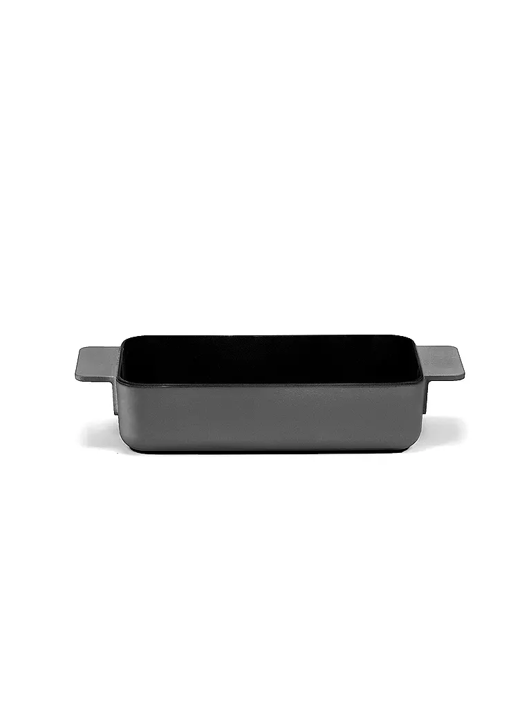 SERAX | Ofenpfanne "Surface - Enamel Cast Iron" 25x15cm (Schwarz) | schwarz