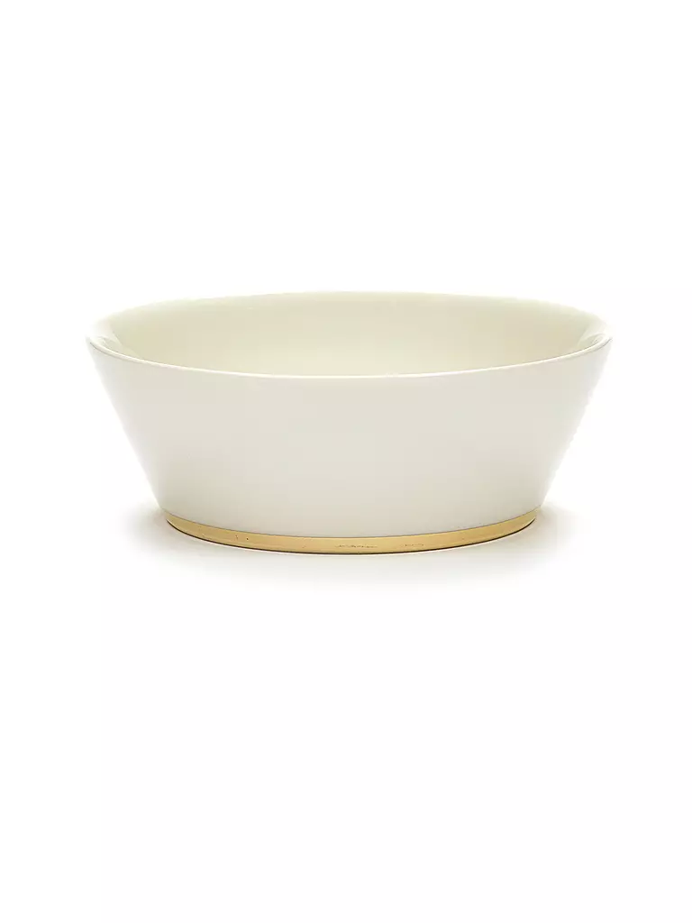 SERAX | Schale M Desiree 26cl Weiss/Gold | weiß