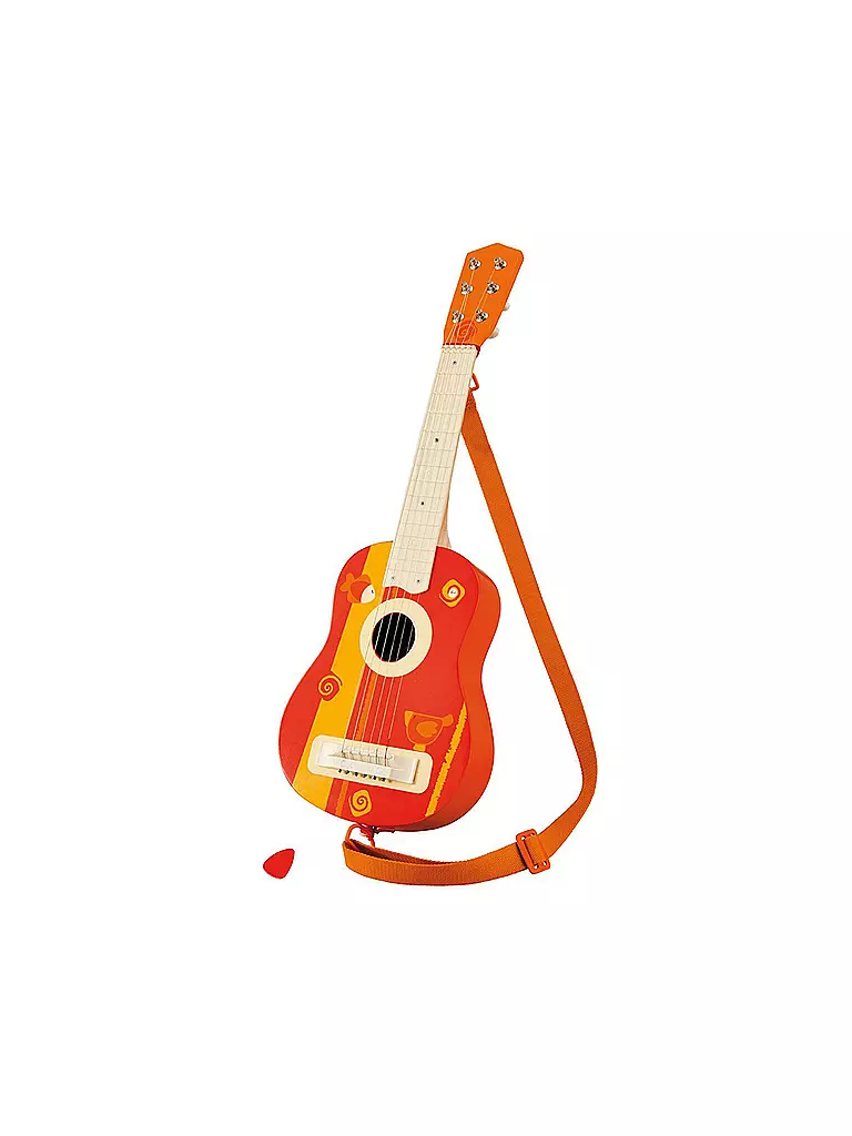 SEVI | Akustische Gitarre mit Tragegurt  | transparent
