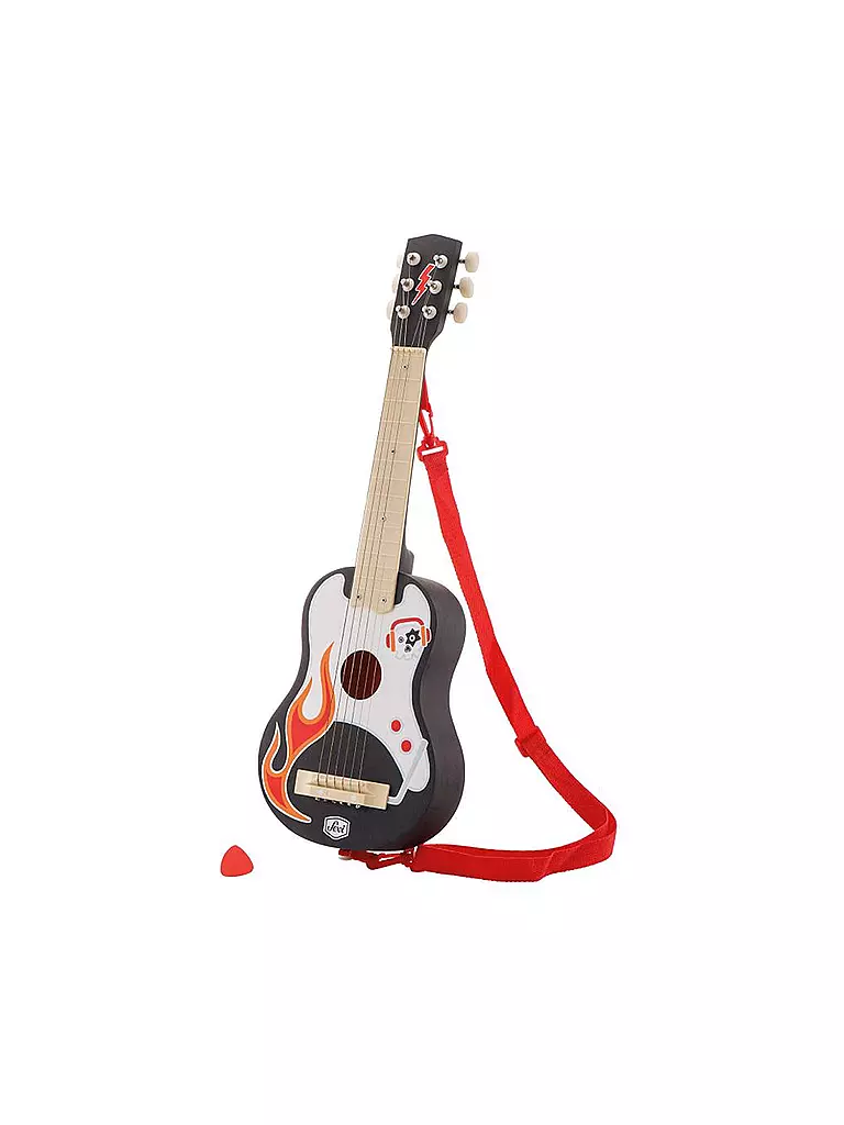 SEVI | Akustische Rock-Gitarre mit Gurt | transparent