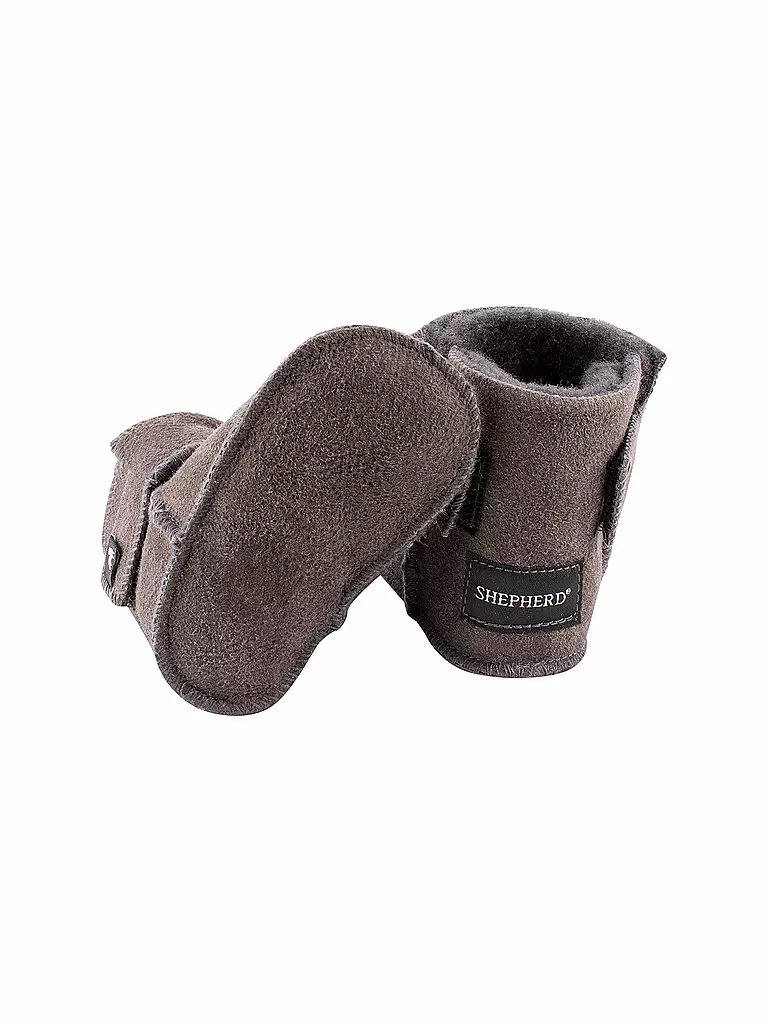 SHEPHERD OF SWEDEN | Baby Schaffellschuhe Borås | braun