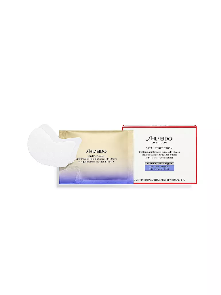 SHISEIDO | Augenmaske - Vital Perfection Uplifting and Firming Express Eye Mask 12 Stk | keine Farbe